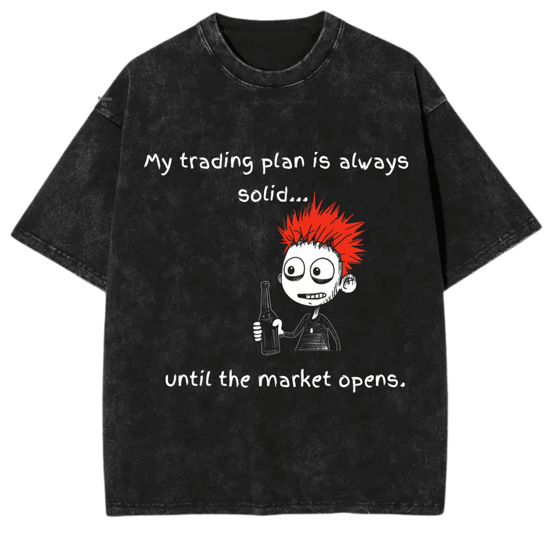 Trading Plan Vintage meme tshirt