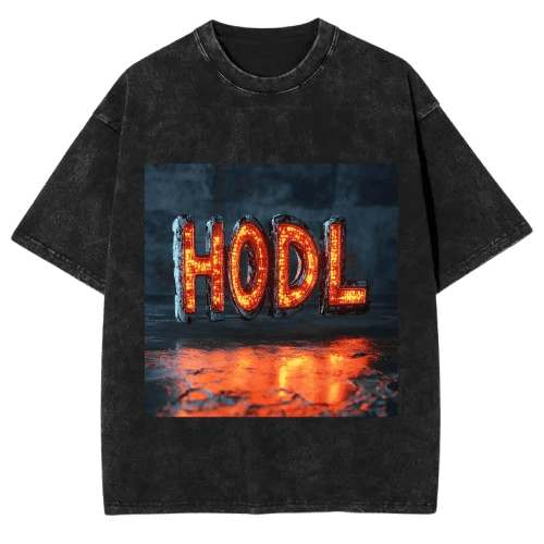 HODL Washed Vintage Tshirt